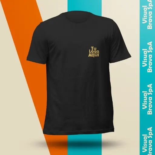 Polera Negra algodón - Insumos